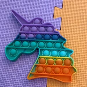 Unicorn Pop It Fidget Toy - Multicolor